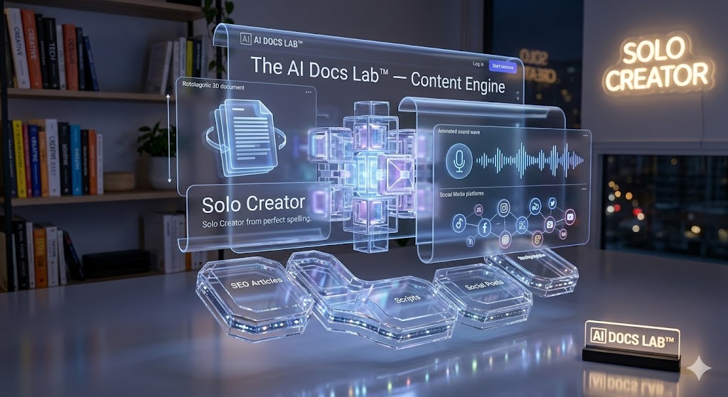 The AI Docs Lab™ Content Engine-Solo Creator